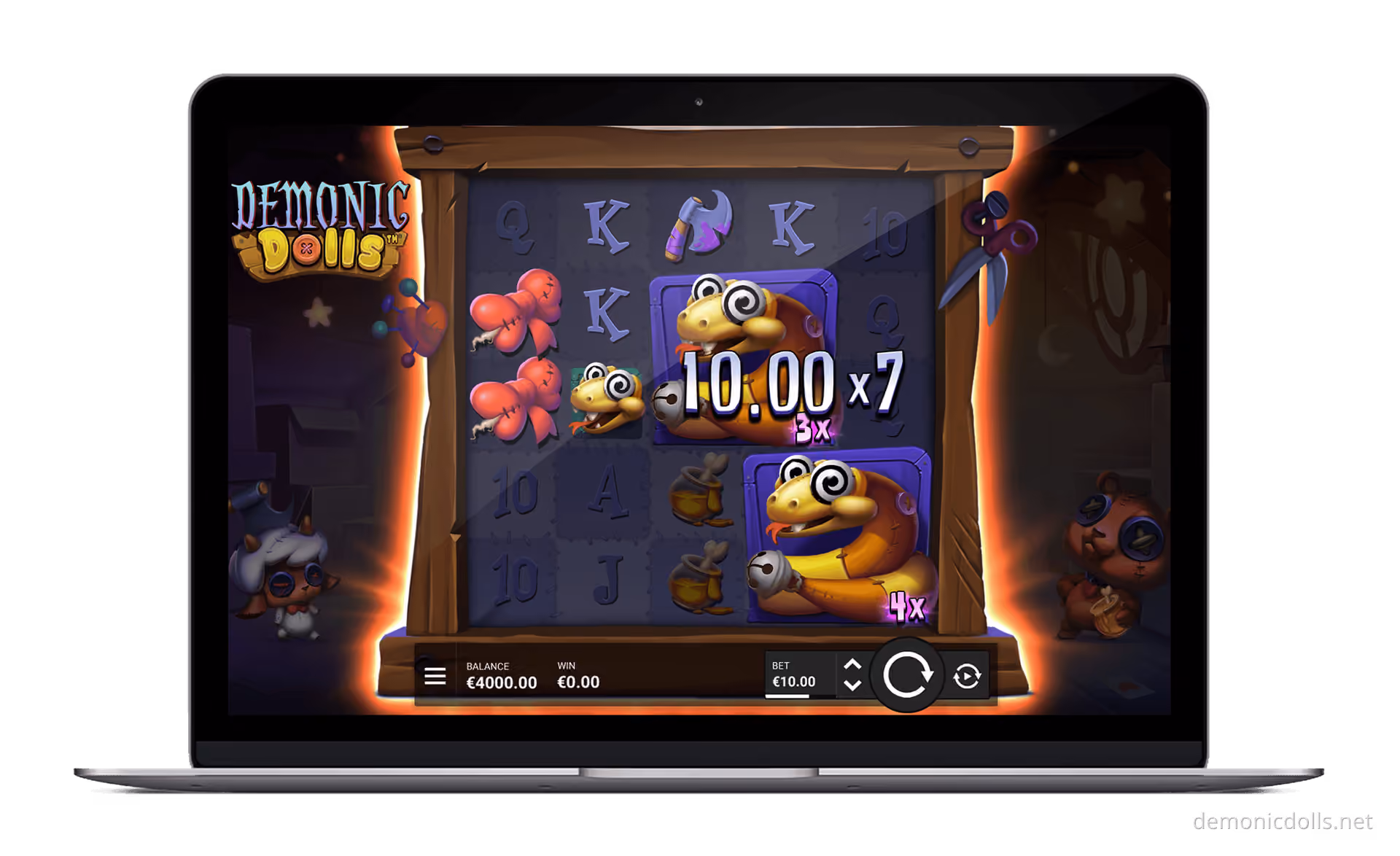 Demonic Dolls — Hacksaw Gaming: slot gameplay